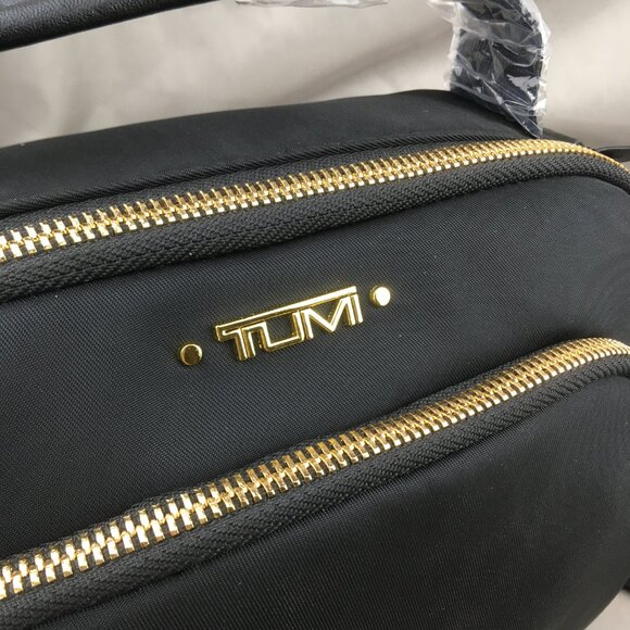 NEW Tumi CorssbodTumi Corssbody bag Voyageur Tory Blacky bag Voyageur Tory Black - Picture 9 of 12